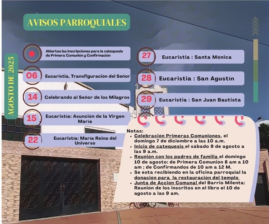 Agenda Agosto 2025